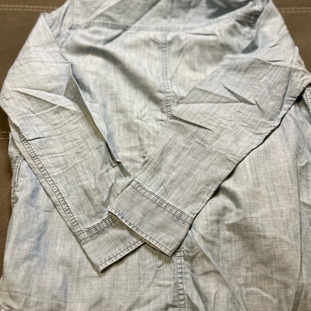 Talbots Light Blue Button Down Shirt - Picture 3 of 4